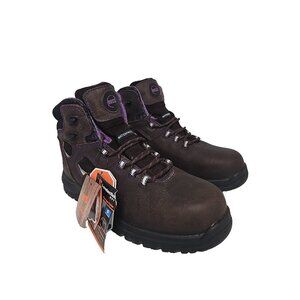 Hoss Women's 6" Lacy Composite Toe WP Metal Free Work Boot 70419 Brown Size 11M